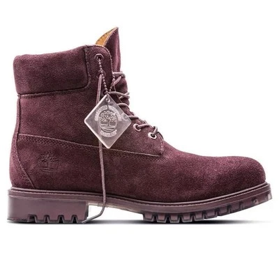 Timberland 6" Premium Men’s 9.5 Boots "Autumn Leaf" Dark Port Burgundy TB0A18QB - Image 1 of 4