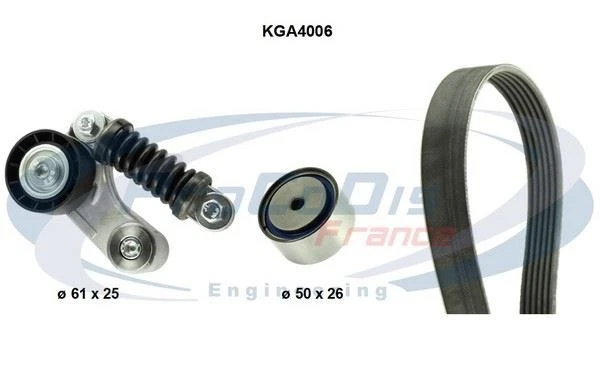 KIT DE COURROIES D'ACCESSOIRE RENAULT SCÉNIC I MONOSPACE 1.9 DCI,1.9 DTI,1.9 D - Photo 1/1