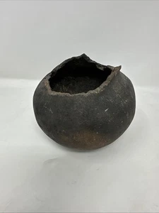 PREHISTORIC POTTERY JAR ARROWHEAD Native American Artifact North Carolina - Picture 1 of 11