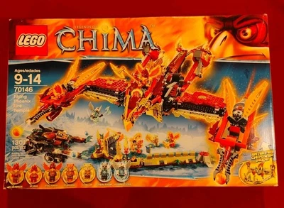 LEGO LEGENDS OF CHIMA: Flying Phoenix Fire Temple (70146) - NEW - Damaged box - Image 1 of 4