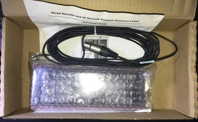 CHRISTIE DIGITAL #38-804011-01 VISTAGRAPHX TECLADO REMOTO COM FIO "NOVO ESTOQUE ANTIGO" - Imagem 1 de 4