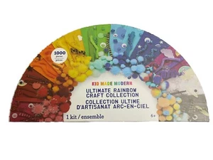 Kid Made Modern Rainbow Craft Kit 1000 Pcs DIY Art Box Case For Creative Project - Picture 1 of 4