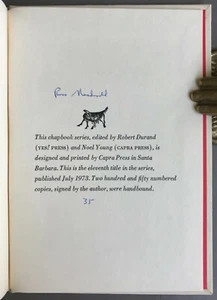 SIGNED/Limited Ross Macdonald On Crime Writing (No. 11) Capra Press 1973 - Picture 1 of 10