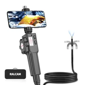 Articulating Borescope,Steerable Probe Inspection Camera for iPhone & Android - Picture 1 of 18