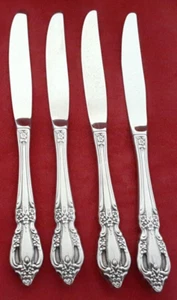 Oneida Deluxe 18/8 stainless Raphael lot of 4 dinner knives 9" NM - Picture 1 of 4