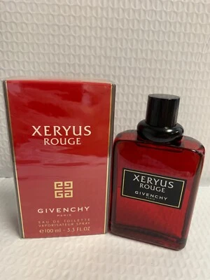 XERYUS ROUGE por GIVENCHY 3,3 oz 100 ml EDT SPRAY HOMBRES FÓRMULA ORIGINAL FRANCIA Foto 1 de 2
