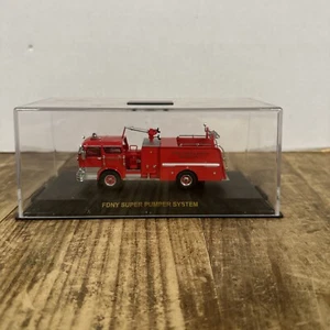 Code 3 FDNY Super Pumper System- Satellite #3 Diecast Firetruck In Case NICE! - Picture 1 of 7
