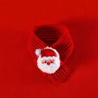 Wool Knitted Christmas Snowman Tree Santa Claus Cute Plush Hat Warm Pet Scarf