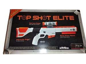 Cabelas Top Shot Elite PlayStation 3 PS3 Wireless Gun Controller With Box CIB - Picture 1 of 7