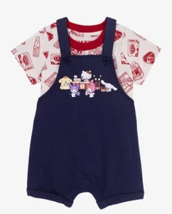 NWT Hello Kitty Baby Overall Set 12 Months - Picture 1 of 4