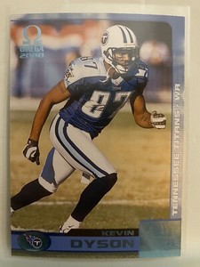 2000 Pacific Omega Platinum Blue #139 Kevin Dyson #16/51