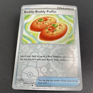 Buddy-Buddy Poffin 144/162 Reverse Holofoil Near Mint SV05 Temporal Forces - Picture 1 of 2
