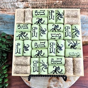 Vintage Wine Cork Framed Art Monkey Bay Corks Grape Leaves Shelf Wall Decor - Picture 1 of 9