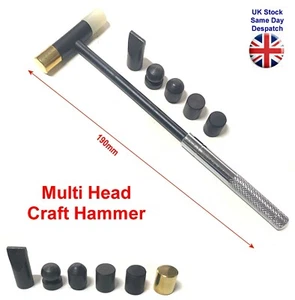 6 Kopf Hammerhammer Mini austauschbare Fläche Hobby Schmuck usw. - Bild 1 von 3