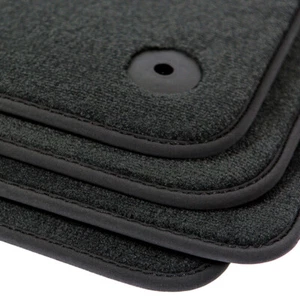 For Porsche Panamera Black Carpet Car Mats – 2009-2016 970 OEM quality Velour - Picture 1 of 8