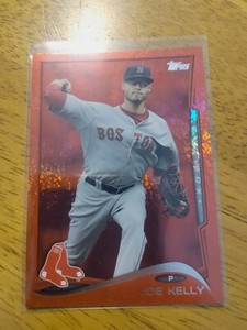 Joe Kelly 2014 Topps Update Red Hot Foil Base Parallel US-164