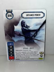 Star Wars Destiny Spark of Hope #124 Untamed Power PROMO TOP 16 - Imagen 1 de 1