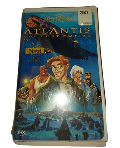 Atlantis: The Lost Empire Clamshell (VHS, 2001, Disney) New Sealed - Picture 1 of 8