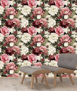 Multicolor Rose Furniture Surface Decor Paper Peel Stick Wallpaper Self-Adhesive - Picture 1 of 4
