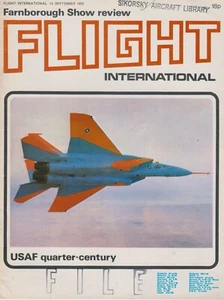 Flight International (14 Sep 1972) Farnborough, USAF 25 Year, Air Transport News - Picture 1 of 1