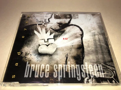 Bruce Springsteen CD hit single Sad Eyes Promo 4 tracks missing man at top - Image 1 of 3