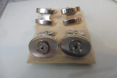 Gemelos, 2 pares de hermosos gemelos, almohadilla de rodio real Foto 1 de 4