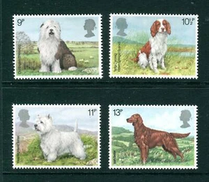 MINT 1979 GB DOGS STAMP SET OF 4 - Picture 1 of 1