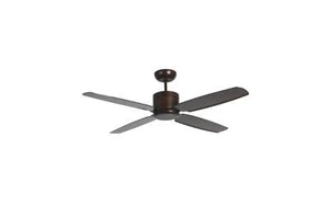 Energiespar Deckenventilator mit Fernbedienung Turno 132 cm Bronze / Nussbaum - Bild 1 von 4
