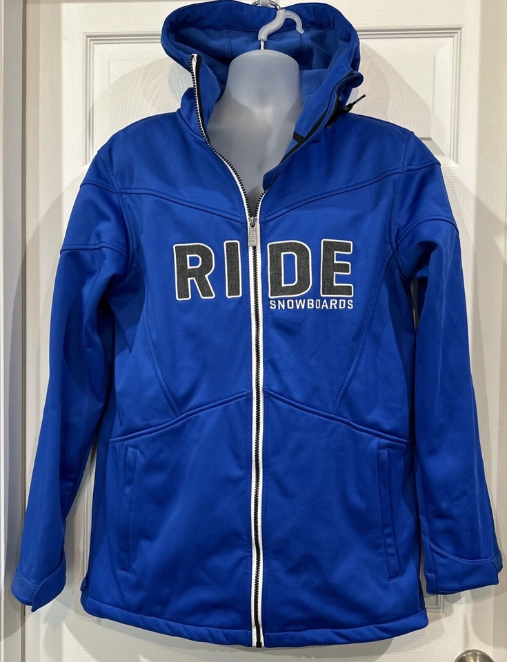 Chaqueta de snowboard RIDE Spellout azul forrada de vellón para hombre L Foto 1 de 4
