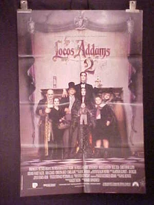 ADDAMS FAMILY VALUES * Christopher Lloyd * ARGENTINE 1sh MOVIE POSTER 1993 - Picture 1 of 1