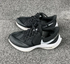 Nike Air Zoom Winflo 6 Womens US 6 Black White Swoosh Running Shoes Sneakers - Picture 1 of 12