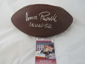 VINCE PAPAL PHILADELPHIA ÁGUILAS FIRMADAS AUTOGRAFIADAS WILSON FÚTBOL DISNEY JSA - Imagen 1 de 3