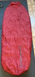 Big Agnes Gunn Creek 30 Degree Long Synthetic Mummy Sleeping Bag Used - Picture 1 of 4