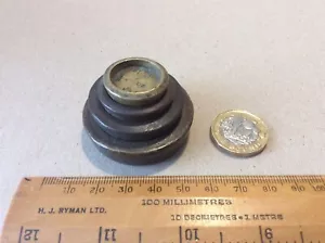 ANTIQUE EDWARDIAN MATCHED GRADUATED BRASS SCALE WEIGHTS 4oZ,2oZ ,1oZ, 1/2oZ. - Foto 1 di 7