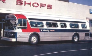 Intercity Transit #1217 35 Ft Flxible 45096 Olympia Washington 1980 Postcard - Picture 1 of 2