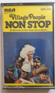 Village People Non Stop Cassette Tape Features Macho Man-Key west-Manhattan Woma - Picture 1 of 7
