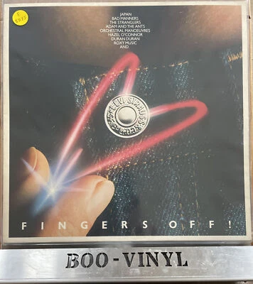 Various ‎– Fingers Off! 12" Vinyl LP 1981 Stranglers/Japan/Duran 80s EX / EX - Image 1 of 4