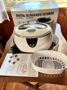 Digital Ultrasonic Jewelry / Dental Cleaner CD-3800 / 600 ml Stainless  #84-reg - Bild 1 von 3