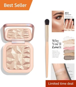 Sun Glow Highlighter Palette – Illuminate Your Skin with 3 Gorgeous Shades - Picture 1 of 9