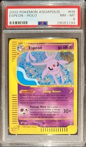 Pokemon PSA 8 Espon Holo H9/H32 Aquapolis Englisch 2003! - Bild 1 von 18