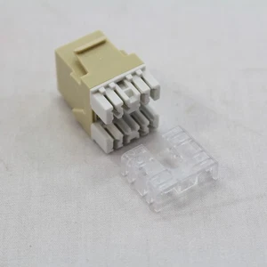 Legrand On-Q Ivory Keystone Telephone Jack RJ25 6-Wire Phone KS6UI WP3425-IV - Picture 1 of 7