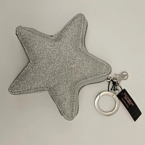 VS Victoria's Secret Star Pouch Keychain silver - Picture 1 of 5