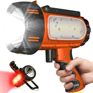 2025 New Super Bright Rechargeable Spotlight 10000mAh Flashlight Handheld Spo... - Bild 1 von 8