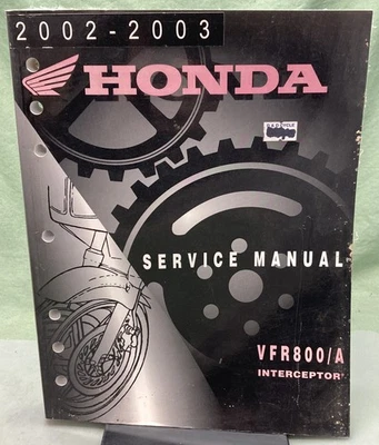 Manual de servicio del interceptor original Honda 61MCW01 VFR800/A '02-'03 Foto 1 de 3