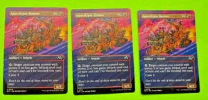 MTG  Aetherdrift - Apocalypse Runner - Borderless - Non-Foil - X3 - Picture 1 of 2