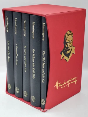 The Great Novels of Ernest Hemingway (5v.) - Folio Society - 2008 Cloth Reissue - Image 1 of 4