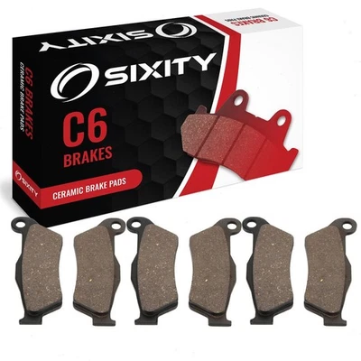 Juego completo de pastillas de freno delanteras + traseras de cerámica 2006 Gas Wild HP 300 RV hb Foto 1 de 4