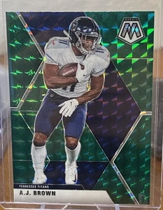 AJ Brown 2020 Panini Mosaic Green Prizm Mosaic #190  Titans/Eagles - Picture 1 of 2