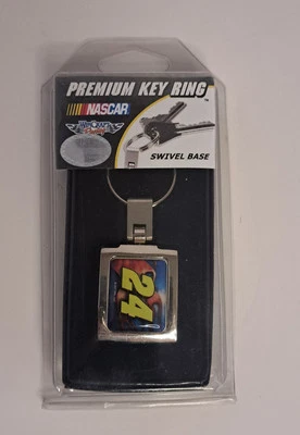 #24 Jeff Gordon Nascar Premium Acrylic Key Ring Keychain New Collectible  - Image 1 of 2