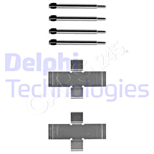 Kit de accesorios de pastillas de freno de disco DELPHI para MERCEDES ALFA ROMEO VW GT 0004210291 Foto 1 de 1
